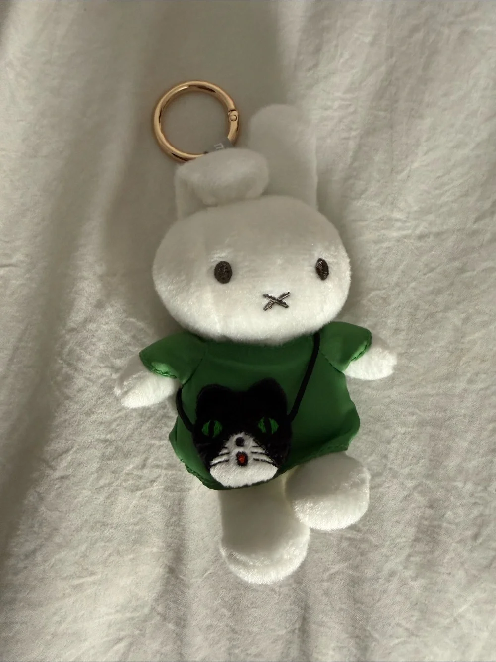Miffy Travel Series - Dan w Cat Bag Bag Charm - Picture 2 of 9